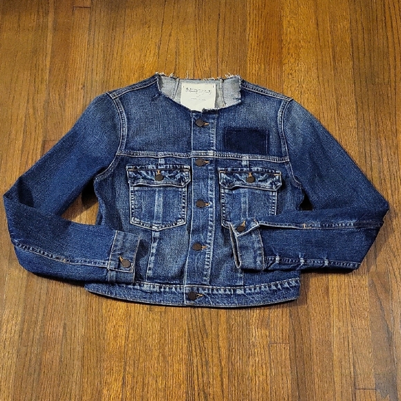 TEXTILE Elizabeth and James Jackets & Blazers - TEXTILE Elizabeth and James Blue Jean Jacket